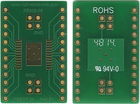 Фото 1/2 RE938-05, Double Sided Extender Board Adapter With Adaption Circuit Board 32.38 x 20.95 x 1.5mm