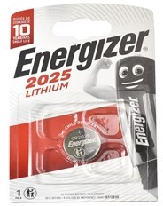 Фото 1/5 Батарейки литиевые ENERGIZER Lithium CR2025 BL1 - (блистер 1шт)