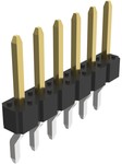 10027011-106HLF, BergStik®, Board to Board connector, Unshrouded Right Angled Header, Surface Mount, Single Row, 6 Positions, 2.54 mm (0.100