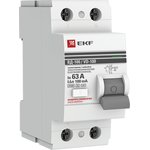 Выключатель дифференциального тока (УЗО) 2п 63А 100мА тип AC ВД-100 ...