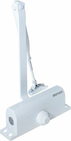 Фото 1/5 Доводчик DL70 EN2/3/4 белый, вес двери до 90 кг, крепежные размеры 162-165ммX19мм 75545