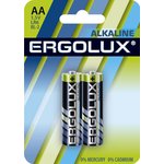 Ergolux Alkaline BL2 LR6 (LR6 BL-2, пальчиковая батарейка АА 1.5В)
