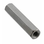 24398, Standoff Hex F M3 X 0.5-THD 5mm-A/F Brass Nickel