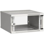 Шкаф коммутационный ITK LWE3-06U66-GF настенный, стеклянная передняя дверь, 6U, 600x320x600 мм