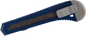 Фото 1/4 Нож технический лезвие 18 мм, пластиковый корпус, пакет 242-175