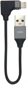 Фото 1/6 USB кабель REMAX RL-LA01 USB - Lightning 8-pin AUX адаптер 0.15м TPE (черный)