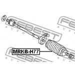 Пыльник рулевой рейки L=R MITSUBISHI Lancer 8/Pajero Pinin FEBEST MRKB-H77