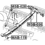 MSB-028, Втулка задней рессоры