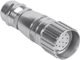 CK 12-0, Circular Connector, 12 Contacts, Cable Mount, M23 Connector, Plug, Female, IP65, CK Series