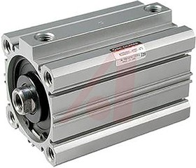 NCQ2B12-10S, Pneumatic Compact Cylinder - 12mm Bore, 10mm Stroke, NCQ2 Series, Double Acting