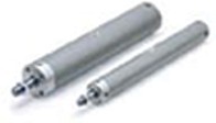 CDG1BN25-75Z, Pneumatic Piston Rod Cylinder - 25mm Bore, 75mm Stroke, CDG1 Series, Double Acting