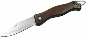 Складной нож цвет дерево, длина клинка 60 мм 9-019