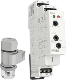 SOU-1/UNI + senzor SKS-100 cумеречный выключатель (фотореле) с сенсором AC 12- 240V