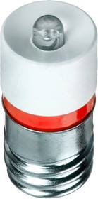 E10SR12A, Сменная светодиодная лампа, E10 / MES, Красный, 1.75 кд