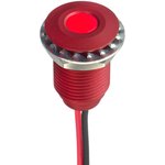 Q10F5ARXXR02E, Светодиодный индикатор в панель, Красный, 2 В, 10 мм, 20 мА ...