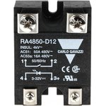 RA4850-D12, RA 48 Series Solid State Relay, 50 A Load, Panel Mount ...