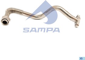 Фото 1/2 205.165, Трубка MERCEDES масляная турбокомпрессора обратная SAMPA