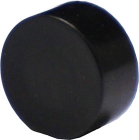 20.17504.01, Black Push Button Cap for Use with 10 mm Push Button, 9 (Dia.) x 5mm