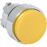 XB4BL-Y, Исполнительный механизм кнопки XB4 желтый выпирающая возвратный без фиксации, без подсветки