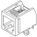 0950097641, Conn RJ-11 F 6 POS 2.54mm Solder RA Thru-Hole 4 Terminal 1 Port Cat ...