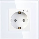HIPER Smart wall socket/Умная встраиваемая розетка/1 модуль/Wi-Fi/AC ...
