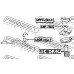 Верхняя опора переднего амортизатора L=R MITSUBISHI Grandis FEBEST MSS-NA4F