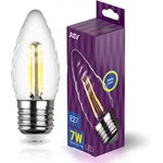 Светодиодная лампа FILAMENT свеча витая, TC37, E27, 7W, 2700K, DECO Premium 32427 0