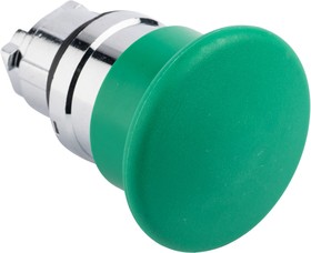 Фото 1/2 XB4BC-G, Исполнительный механизм кнопки XB4 "Грибок" зеленый возвратный без фиксации без подсветки