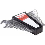 12-5842, Набор ключей комбинированных (6-14, 17, 19, 22мм) 12 шт, CrV ...