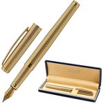 Ручка подарочная перьевая GALANT "VERSUS", корпус золотистый, детали золотистые ...