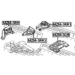 MZM-3RR1, Подушка двигателя задняя