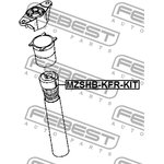 MZSHB-KFR-KIT, Комплект пылезащитный амортизаторов | зад |