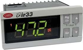 Фото 1/3 IR33W7HR20, IR33 Panel Mount PID Temperature Controller, 76.2 x 34.2mm, 2 Output Relay, 115 → 230 V ac Supply Voltage