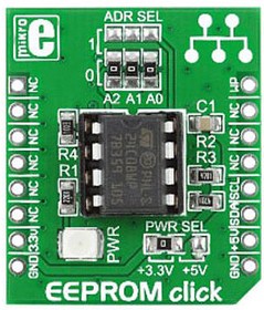 MIKROE-1200, MIKROE-1200, EEPROM Click EEPROM Add On Board for mikroBUS