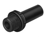 CQ-1/2-22H, CQ Series Straight Tube-to-Tube Adaptor, G 1/2 Male to Push In 22 ...