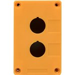 cpb-102-o, Корпус КП102 пластиковый 2 кнопки желтый EKF