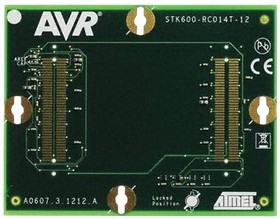 Фото 1/2 ATSTK600-RC12, Маршрутная карта, для 14-выводного tinyAVR® в гнезде DIP, стартовый комплект STK600