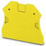 3047248, D-UT 2.5/10 YE Series End Cover for Use with Modular Terminal Block