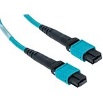 106225-0018, Fiber Optic Cable Assemblies MPO(F) STRT TRUNK CBL OM4 24F PLN 25m