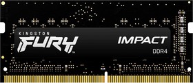 Фото 1/10 Память Kingston 8GB DDR4 3200MHz CL20 SODIMM FURY Impact