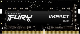 Фото 1/10 Оперативная память Kingston 16GB 3200MHz DDR4 CL20 SODIMM FURY Impact