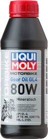 Фото 1/5 1617, LIQUIMOLY RACING GEAR OIL 80W (0.5L)_масло трансмисионное для мотоциклов!мин.\API GL4