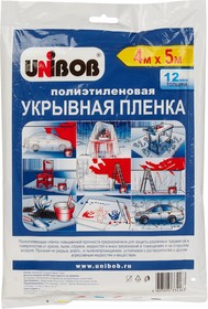 Фото 1/6 Пленка укрывная ПНД 4м х 5м 12мкм UNIBOB