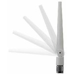 AIR-ANT2524DW-R=, Wi-Fi Antenna, White, 4 dBi, Male RP-TNC, 168.5mm, Screw