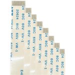 TR-FF-C25, FFC / FPC Jumper Cables set of 8 flat flex cables (2.5cm each) for connection of TeraRanger Evo, Hub Evo and Multiflex products