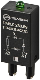 Фото 1/2 Releon Модуль индикации; LED (110-240ВAC/DC) PM8023059
