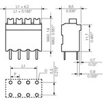 1825660000 Клемма Fixed Terminal Blocks LSF-SMT 3.50/04/180 3.5SN BK TU