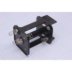 Батарейный отсек (держатель) D4, марка BA4D-S, контакты 2 пружины