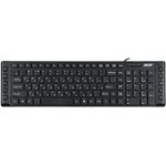 Acer OKW010 [ZL.KBDEE.002] Keyboard USB slim Multimedia black Клавиатура проводная