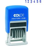 Нумератор мини 6-и раз.высота шрифта 3,8мм S126 (аналог 4836)Colop